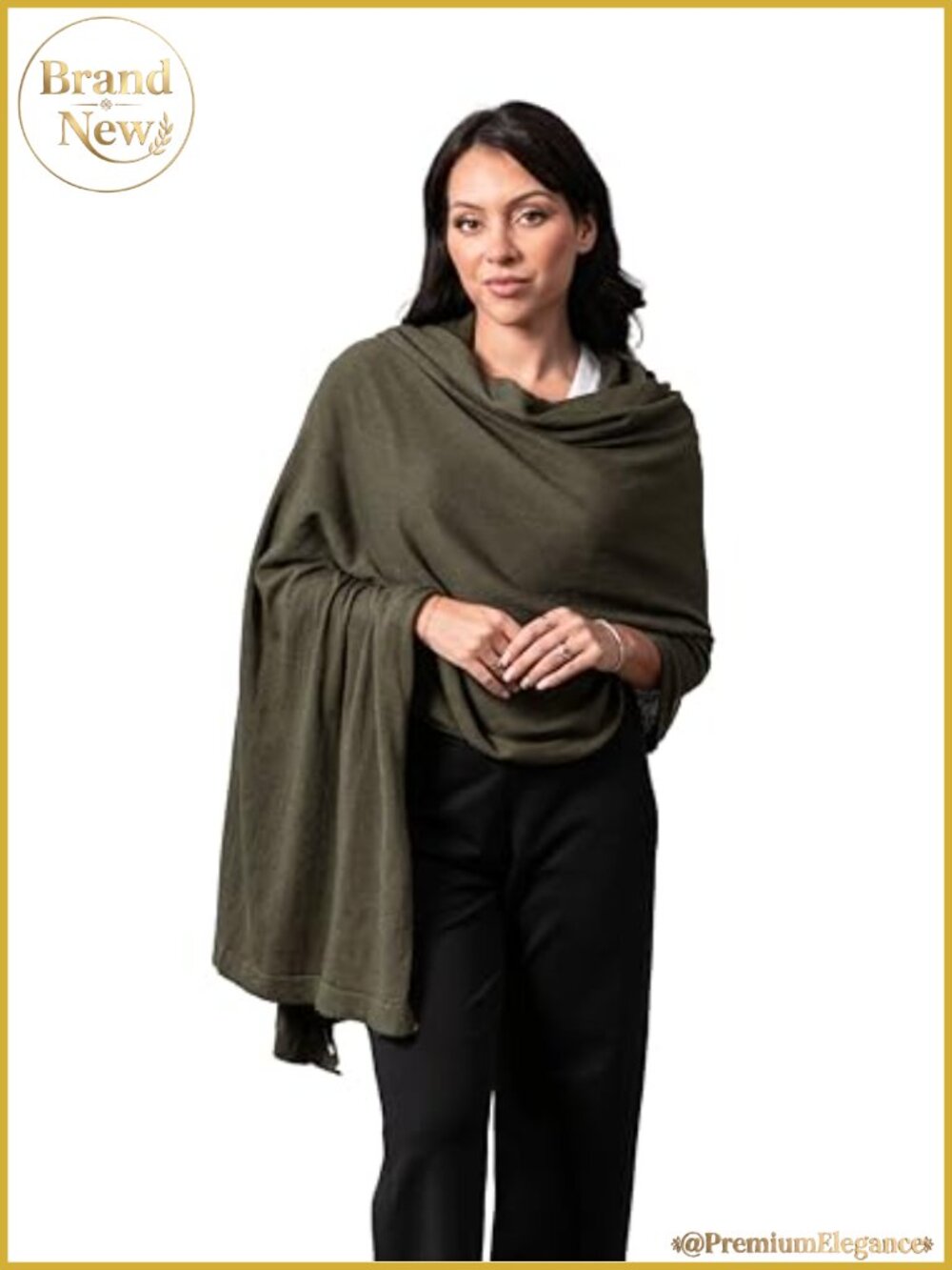 Dreamsoft Travel Scarf Wrap Shawl Organic Cotton One Size Women